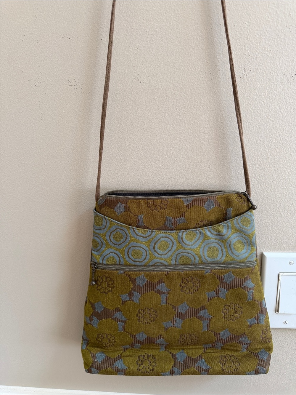 Maruca Spree Floral Tapestry Crossbody Bag